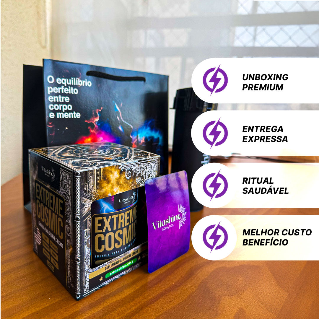 EXTREME COSMIC® 300g CREATINA ENERGÉTICA 7 EM 1 - Metabolismo + Energia