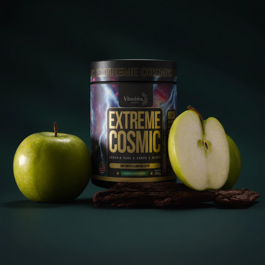 Creatina Energética Extreme Cosmic Vitashine – Performance e Foco 300g