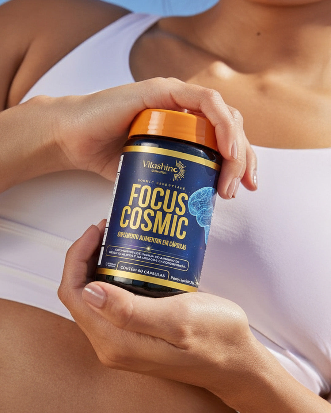 Focus Cosmic – Alta Performance Cognitiva com L-Tirosina + L-Teanina