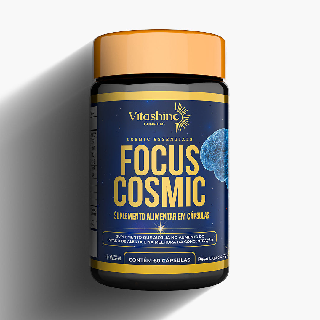 Focus Cosmic – Alta Performance Cognitiva com L-Tirosina + L-Teanina