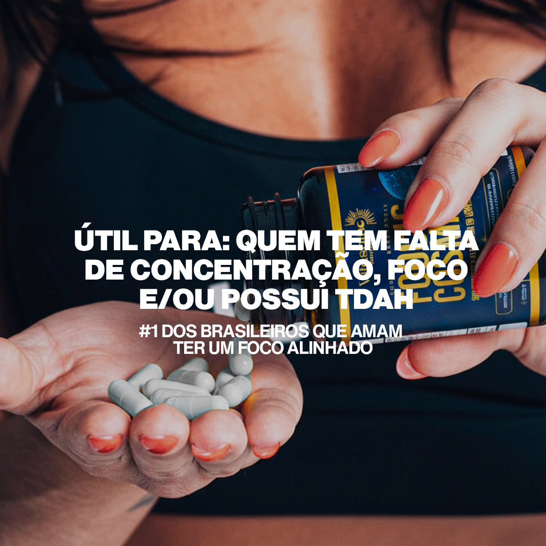 Focus Cosmic – Alta Performance Cognitiva com L-Tirosina + L-Teanina