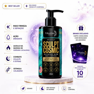 Creme Firmador Anticelulite Sculpt Cosmic Vitashine - Alta Tecnologia 180ml