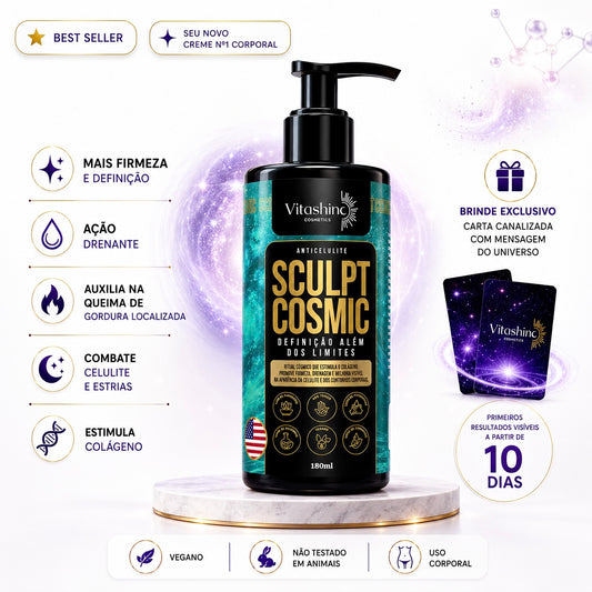 Creme Firmador Anticelulite Sculpt Cosmic Vitashine - Alta Tecnologia 180ml
