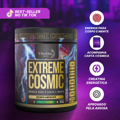 Creatina Energética Extreme Cosmic Vitashine – Performance e Foco 300g