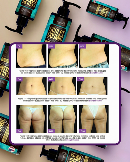 Creme Firmador Anticelulite Sculpt Cosmic Vitashine - Alta Tecnologia 180ml